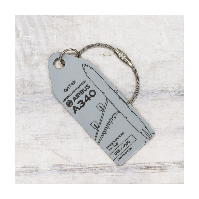 AVIATIONTAG Airbus A340 - A7-AGB - Grey (Qatar Airways) | the OBJECT ROOM