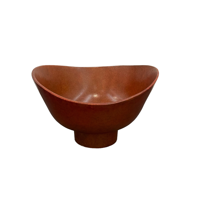 OBJECT Brass Simple Bowl Tall - Red