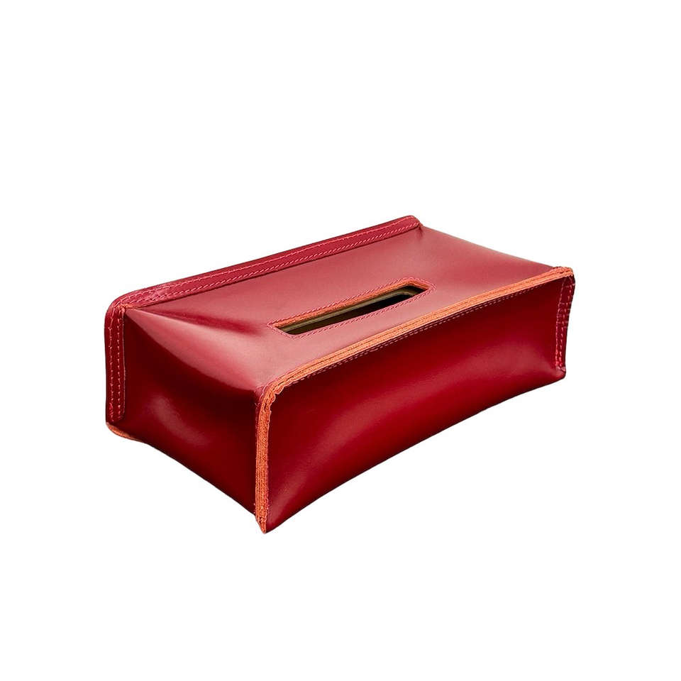 GOODJOB Tissue Holder Basic - Leather Red