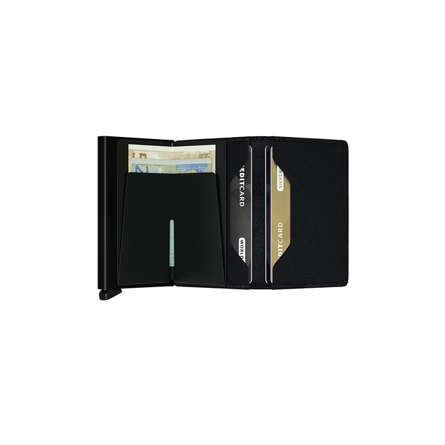 SECRID Slimwallet Leather - Crisple Black | the OBJECT ROOM