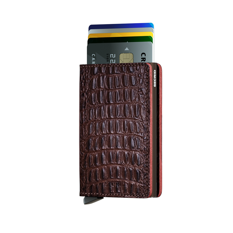 SECRID Slimwallet Leather - Nile Brown | the OBJECT ROOM