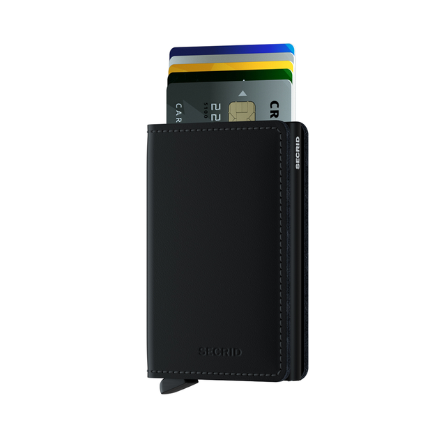 SECRID Slimwallet Leather - Matte Black | the OBJECT ROOM