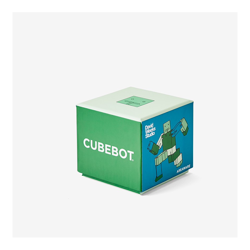 AREAWARE Cubebot Small - Green Multi | the OBJECT ROOM