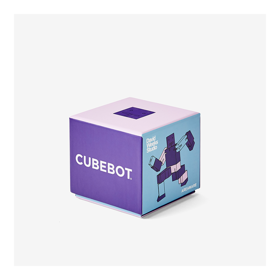 AREAWARE Cubebot Small - Purple Multi | the OBJECT ROOM
