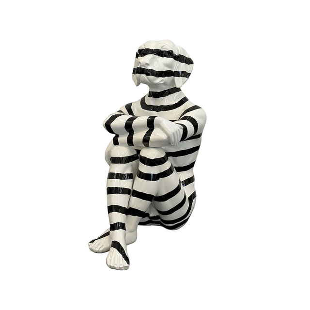 GILLIE AND MARC Resin Sculpture - Splash Pop City Pup Prison Chic