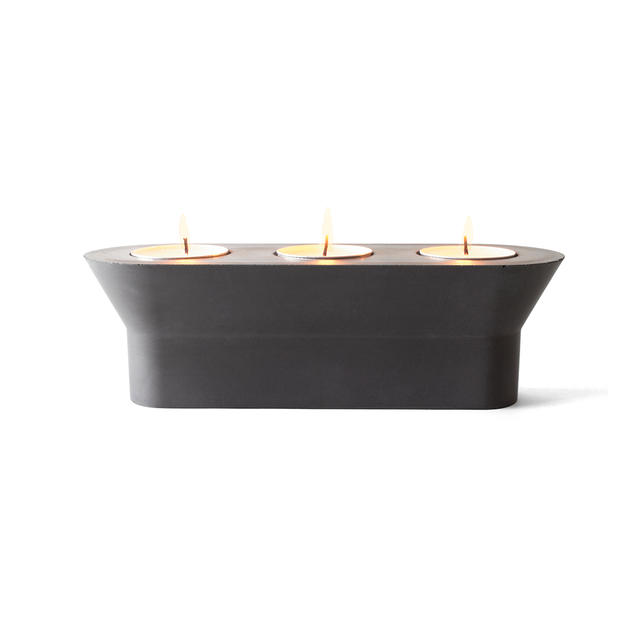 22 DESIGN STUDIO Stretch Candle Holder - Dark Grey | the OBJECT ROOM