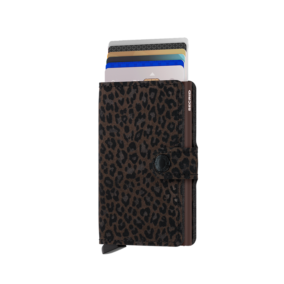 SECRID Miniwallet Leather - Leo Brown | the OBJECT ROOM