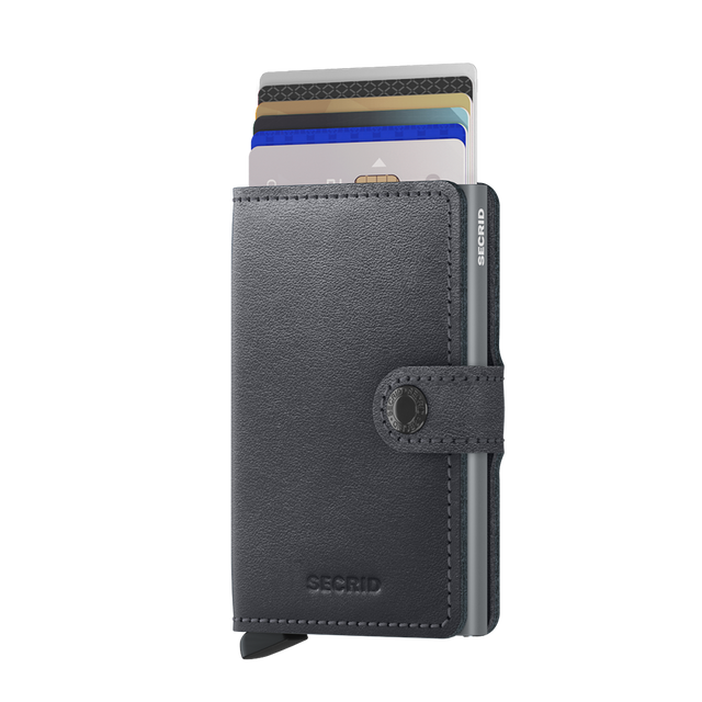 SECRID Miniwallet Leather - Original Grey | the OBJECT ROOM