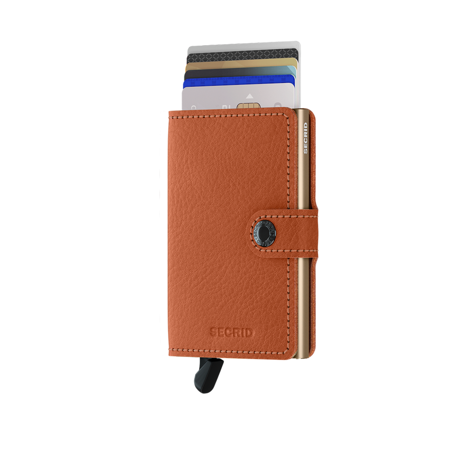 SECRID Miniwallet Leather - Veg Tanned Caramello-Sand | the OBJECT ROOM