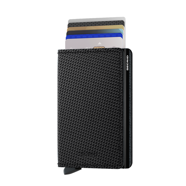 SECRID Slimwallet Leather - Carbon Black | the OBJECT ROOM