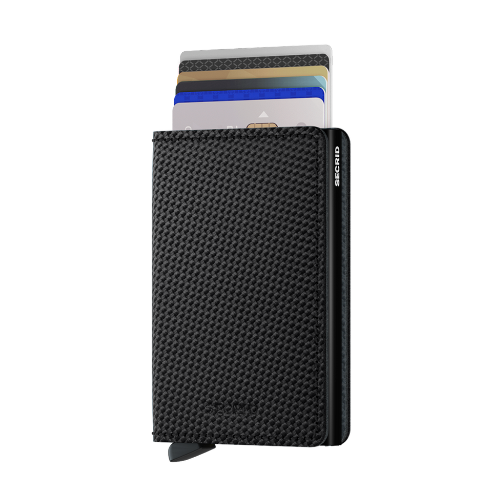 SECRID Slimwallet Leather - Carbon Black | the OBJECT ROOM