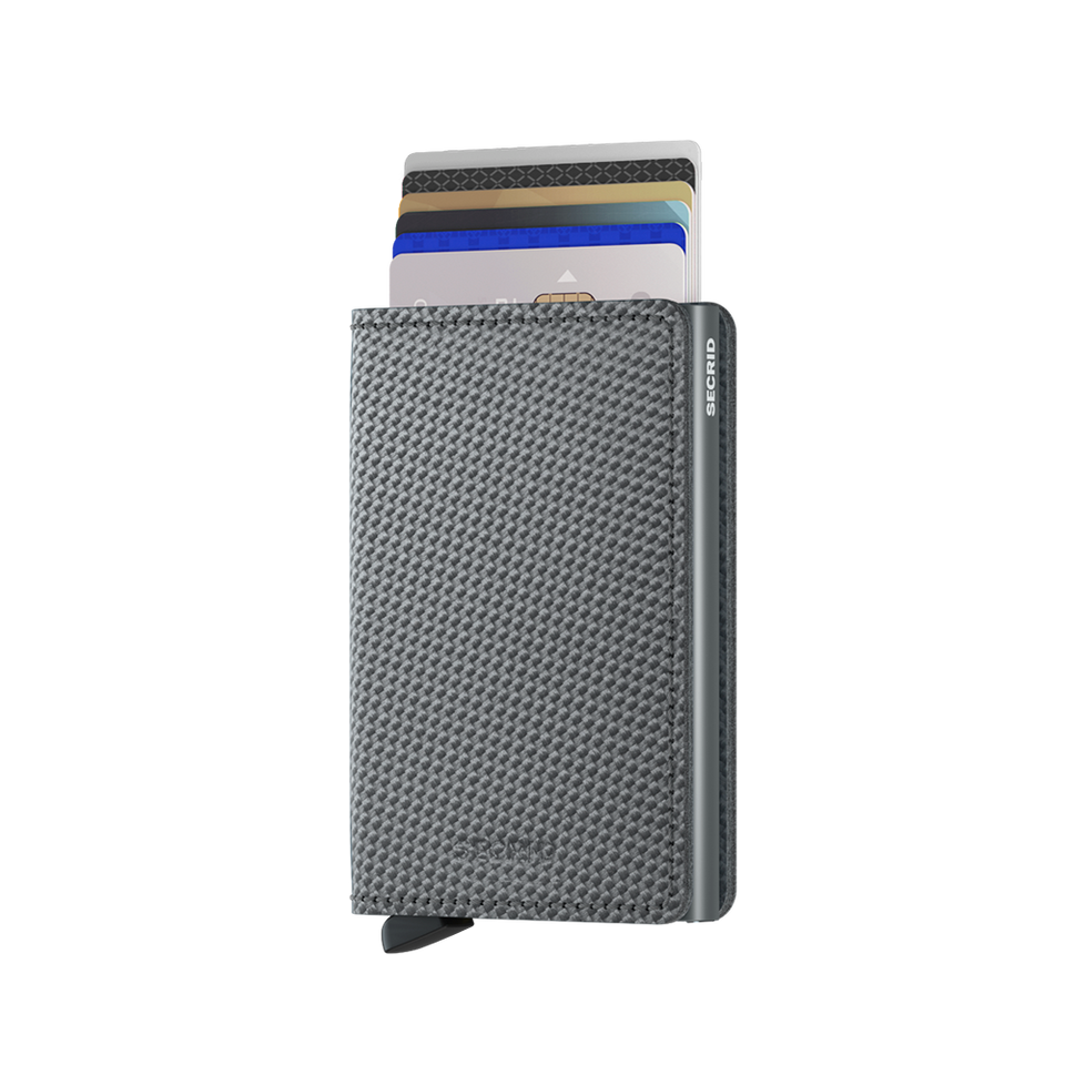 SECRID Slimwallet Leather - Carbon Cool Grey | the OBJECT ROOM