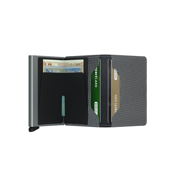 SECRID Slimwallet Leather - Carbon Cool Grey | the OBJECT ROOM