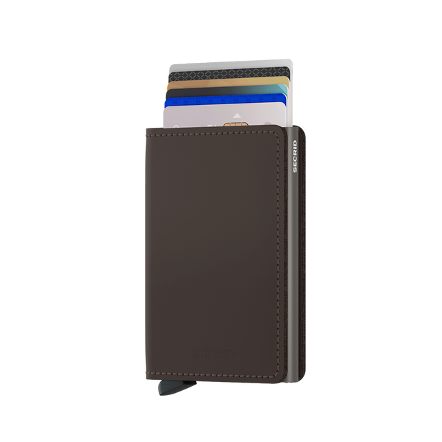 SECRID Slimwallet Leather - Matte Truffle | the OBJECT ROOM