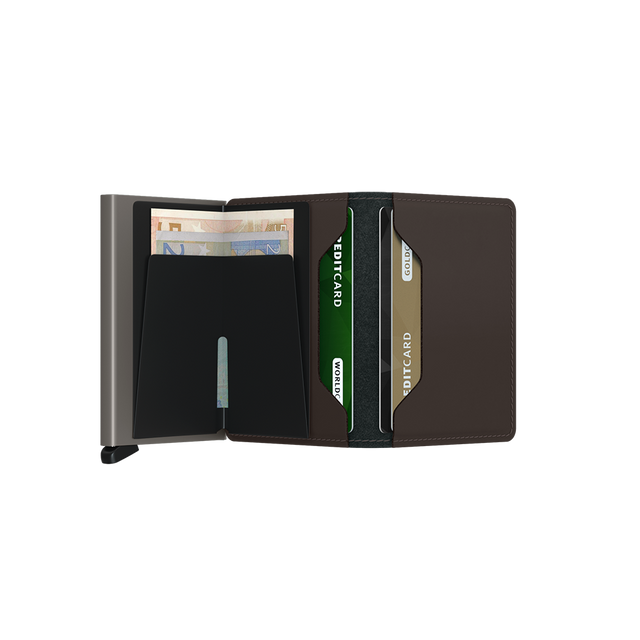 SECRID Slimwallet Leather - Matte Truffle | the OBJECT ROOM