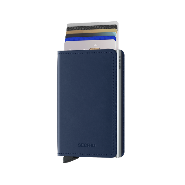 SECRID Slimwallet Leather - Original Navy | the OBJECT ROOM