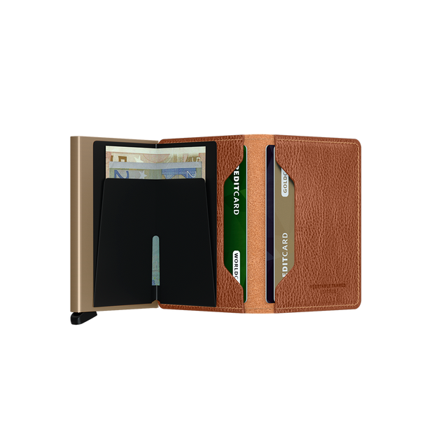 SECRID Slimwallet Leather - Veg Tanned Caramello-Sand | the OBJECT ROOM