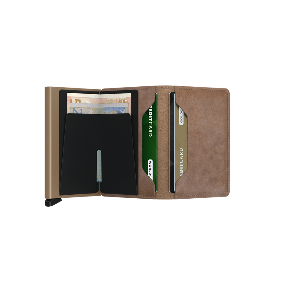 SECRID Slimwallet Leather - Vintage Taupe | the OBJECT ROOM