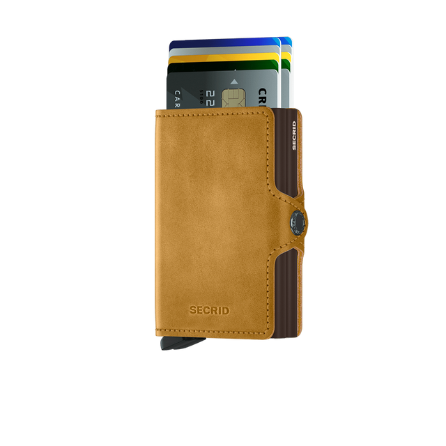 SECRID Twinwallet Leather - Vintage Ochre | the OBJECT ROOM