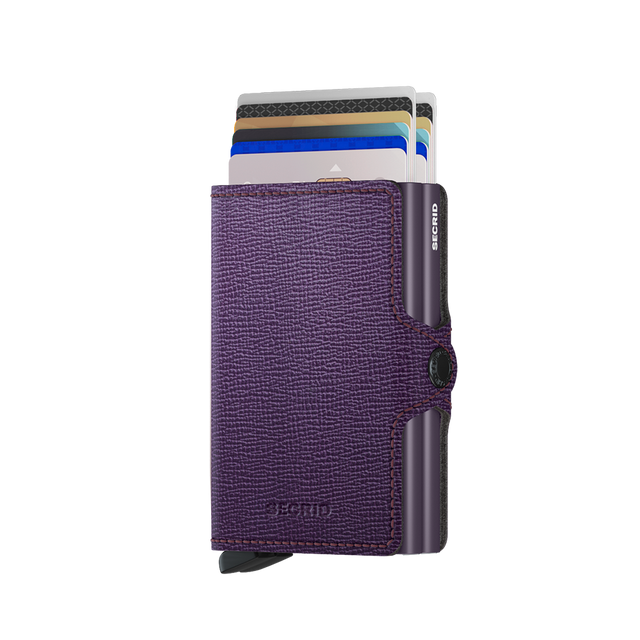 SECRID Twinwallet Leather - Crisple Purple | the OBJECT ROOM