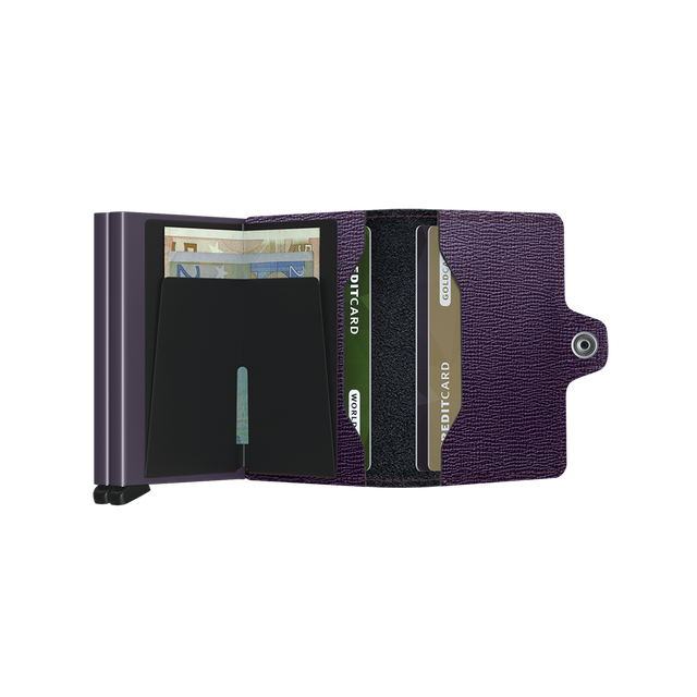 SECRID Twinwallet Leather - Crisple Purple | the OBJECT ROOM