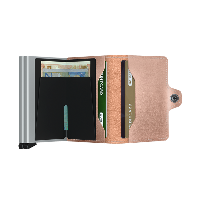 SECRID Twinwallet Leather - Metallic Rose | the OBJECT ROOM