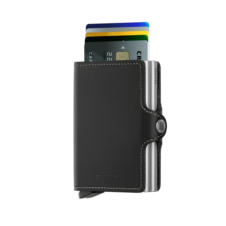 SECRID Twinwallet Leather - Original Black | the OBJECT ROOM