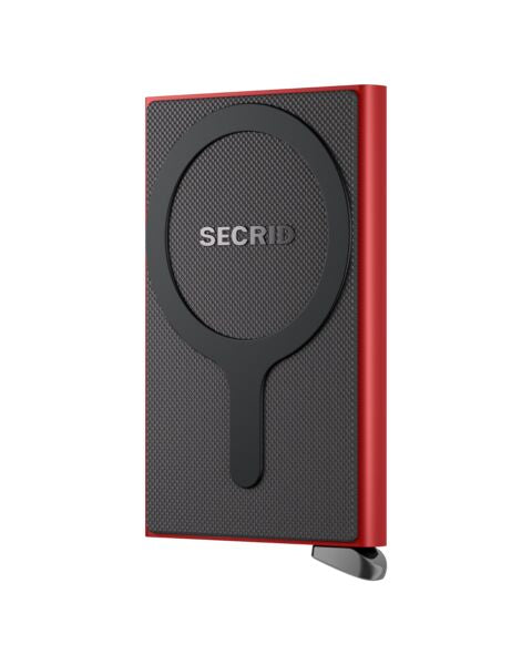 SECRID Premium Cardprotector+ Fluted for Magsafe - Red | the OBJECT ROOM