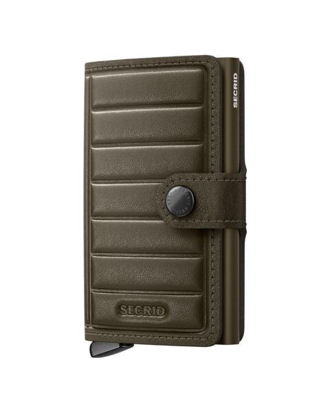 SECRID Premium Miniwallet+ Emboss Lines - Cedar | the OBJECT ROOM