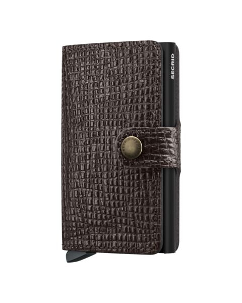 SECRID Miniwallet Palmellato - Brown | the OBJECT ROOM