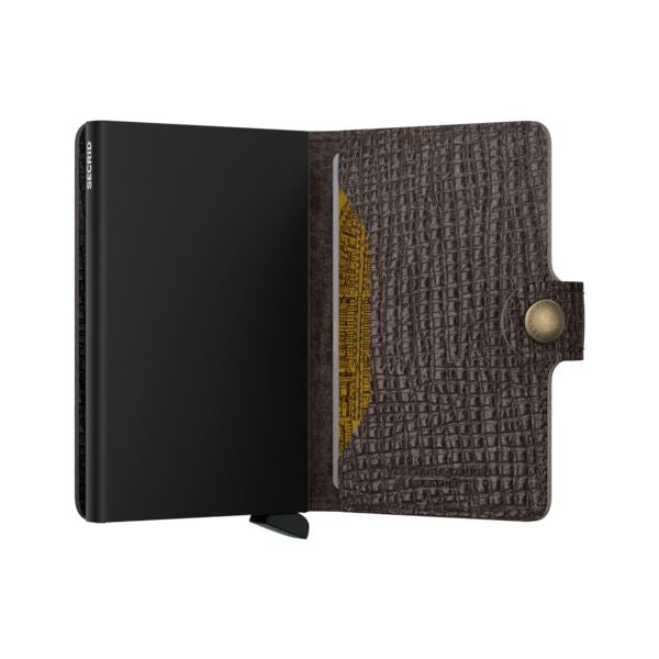 SECRID Miniwallet Palmellato - Brown | the OBJECT ROOM