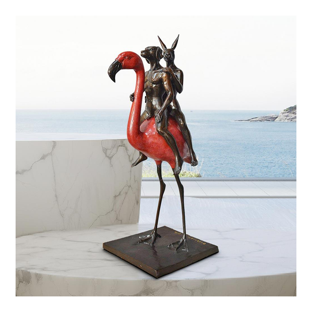 GILLIE AND MARC Bronze Sculpture - They Liked Doing Things Differently, And This Was Something Else