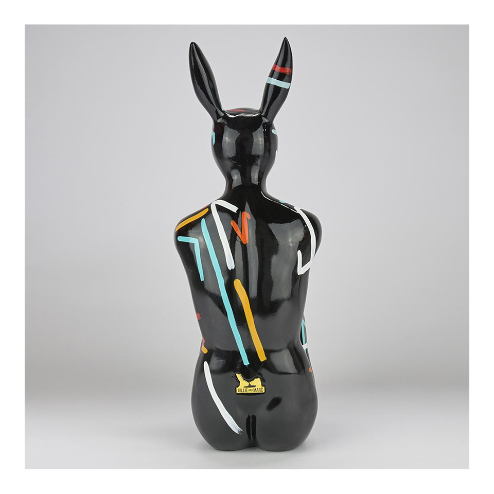 GILLIE AND MARC Resin Sculpture - Splash Pop City Bunny Retro Funk | the OBJECT ROOM