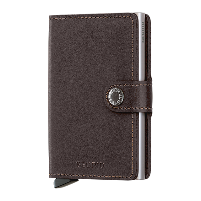 SECRID Miniwallet Leather - Original Dark Brown | the OBJECT ROOM