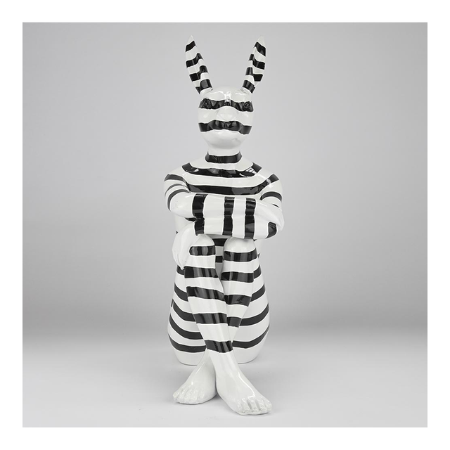 GILLIE AND MARC Resin Sculpture - Splash Pop City Bunny Prison Chic | the OBJECT ROOM