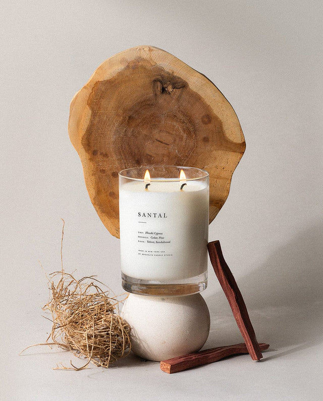 BROOKLYN CANDLE STUDIO Classic 2 Wick Candle - Santal
