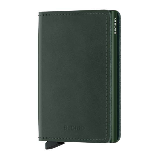 SECRID Slimwallet Leather - Original Green