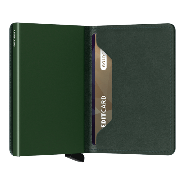 SECRID Slimwallet Leather - Original Green