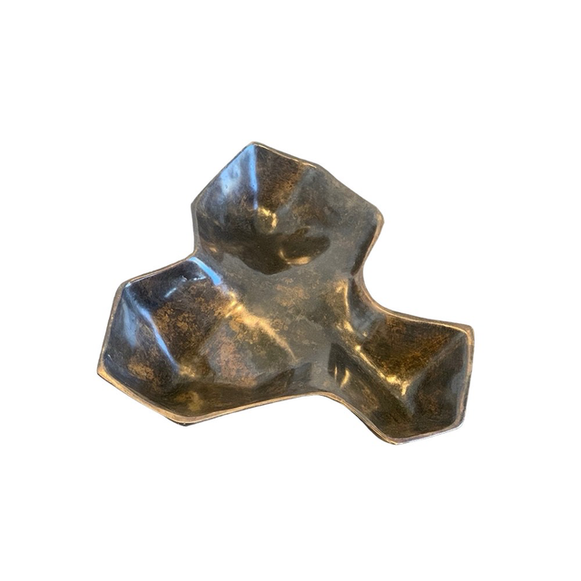 OBJECT Brass Star Bowl - Antique Black