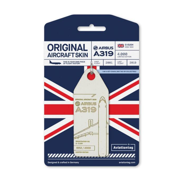AVIATIONTAG Airbus A319 - G-EUOH - White (British Airways) | the OBJECT ROOM