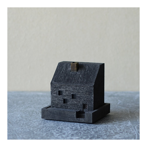PULL PUSH PRODUCTS Cottage Incense Pot - Sumi Black | the OBJECT ROOM
