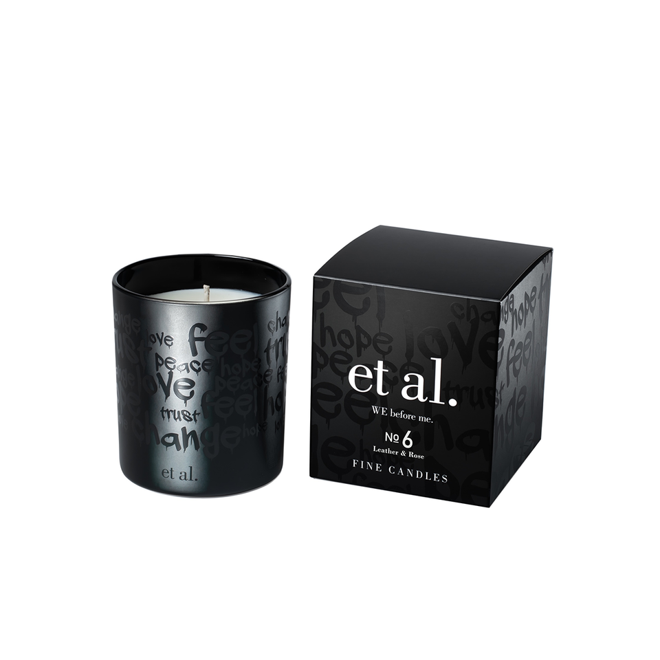 ET AL LIFE Scented Candle - No. 6 / Leather & Rose