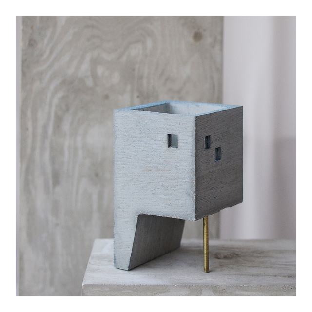 PULL PUSH PRODUCTS Garage Planter - Blue Grey | the OBJECT ROOM