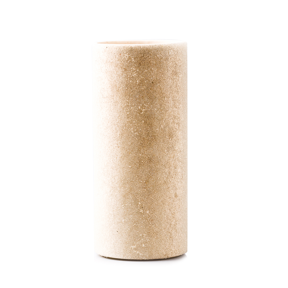 GILLES CAFFIER Glass Beads Vase Small - Beige