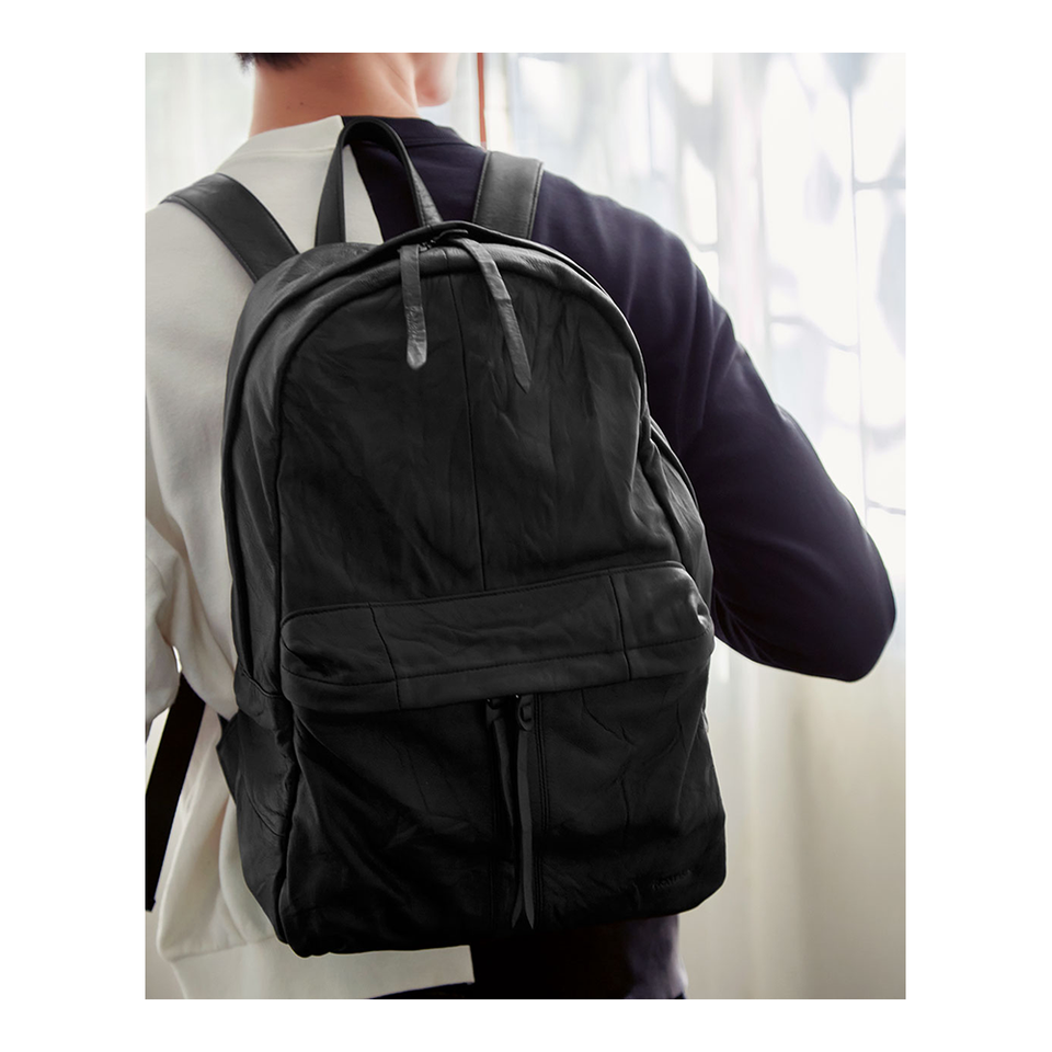 THE REMAKER Leather Bag - Louvre Backpack M