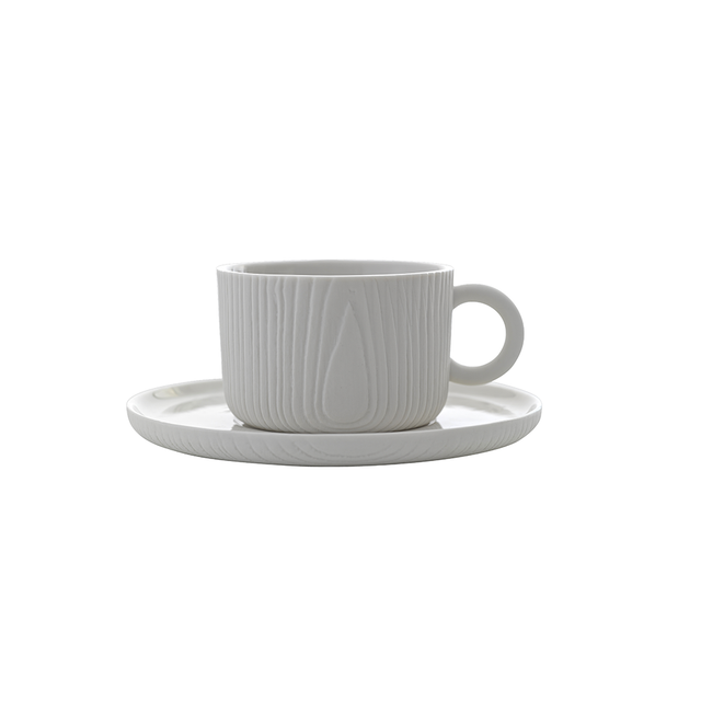 TOAST LIVING MU Cup & Saucer 180ml - White