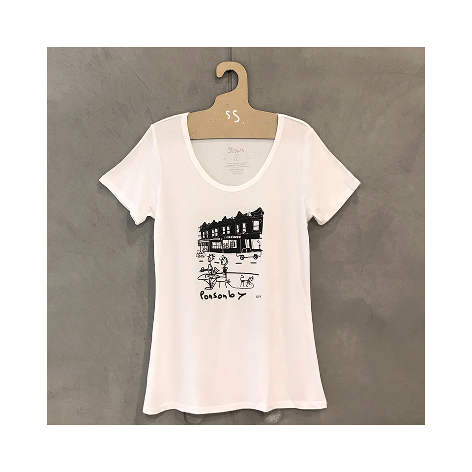 STRAUSS Ladies T-Shirt Ponsonby - White