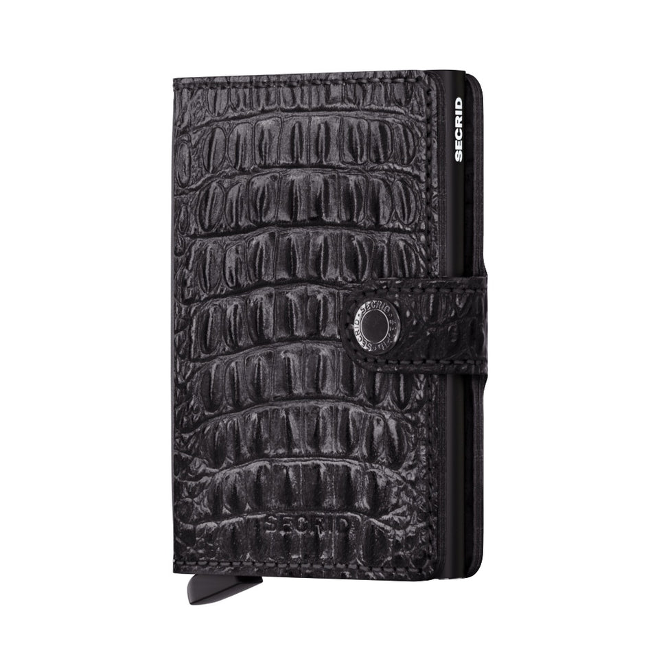 SECRID Miniwallet Leather - Nile Black | the OBJECT ROOM
