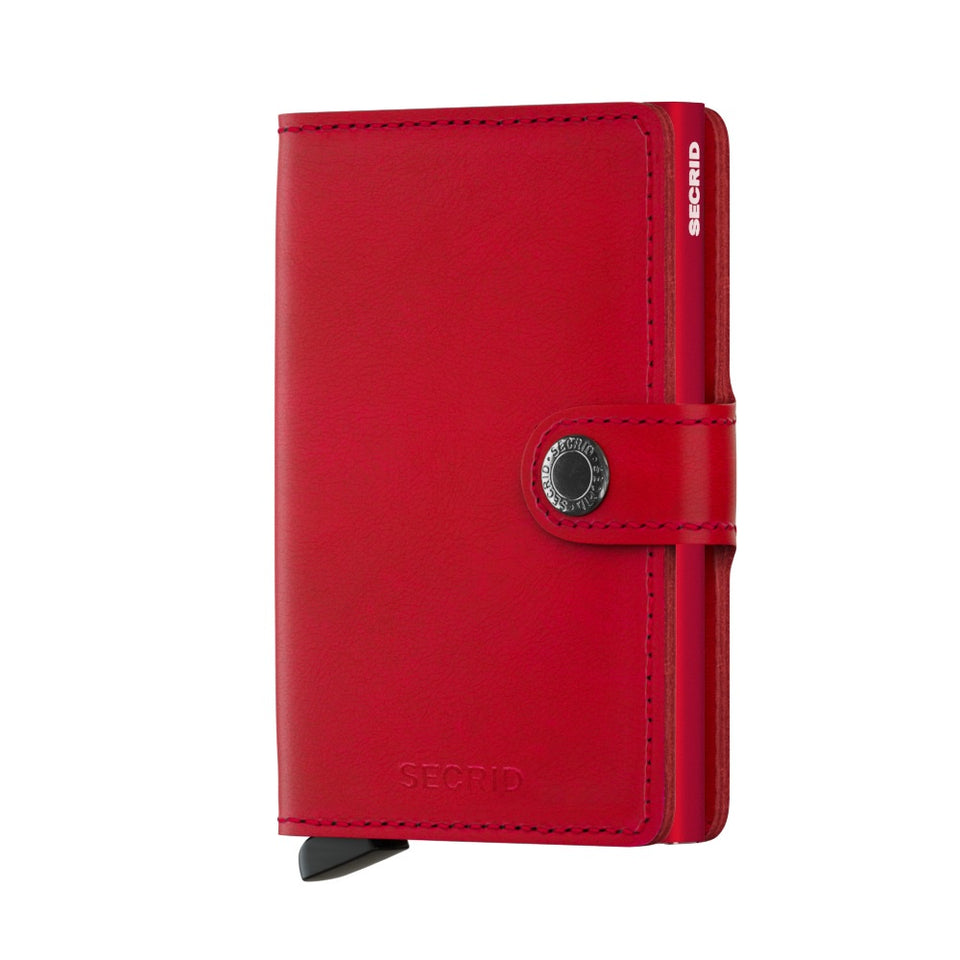 SECRID Miniwallet Leather - Original Red-Red | the OBJECT ROOM