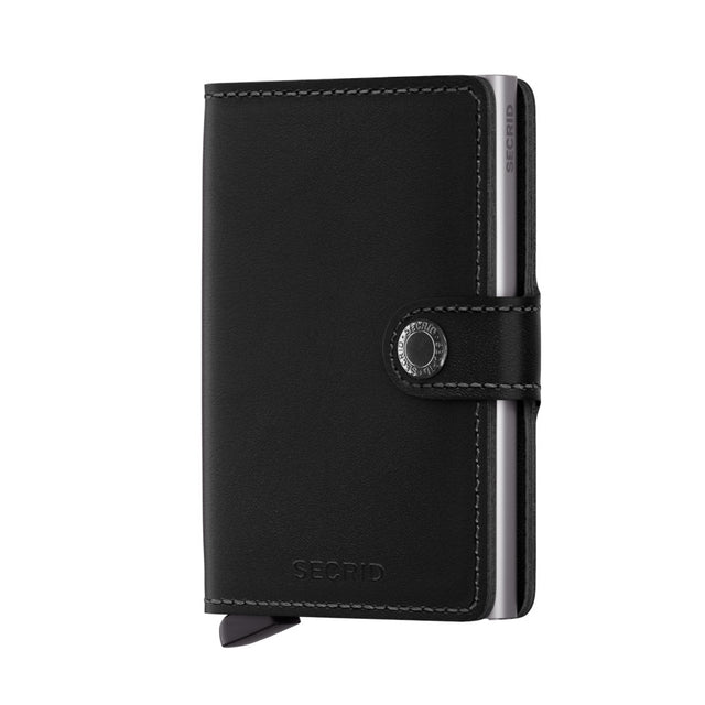 SECRID Miniwallet Leather - Original Black | the OBJECT ROOM